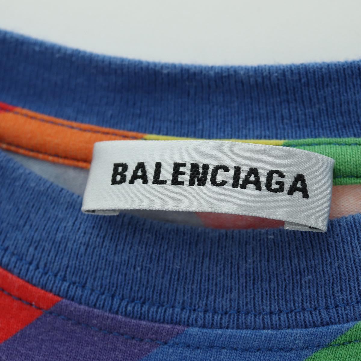 BALENCIAGA T Shirt Cotton Multicolor Auth LNZ729V