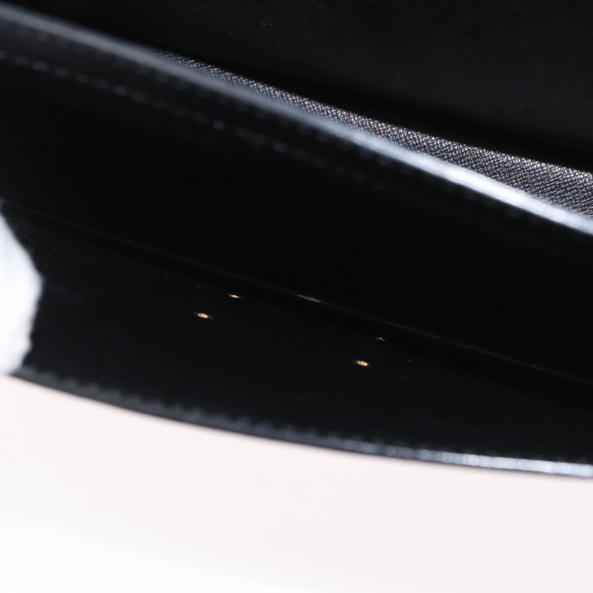 LOUIS VUITTON Epi Serie Dragonne Clutch Bag Black Noir M52612 LV Auth LNZ734