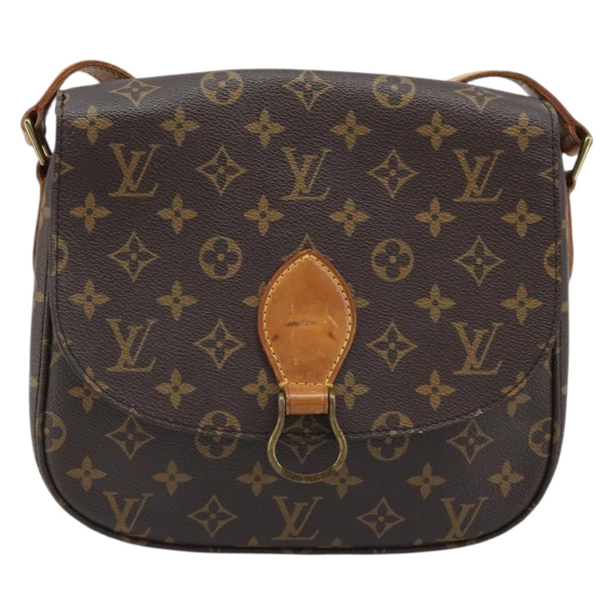 LOUIS VUITTON Monogram Saint Cloud GM Shoulder Bag M51242 LV Auth LNZ736
