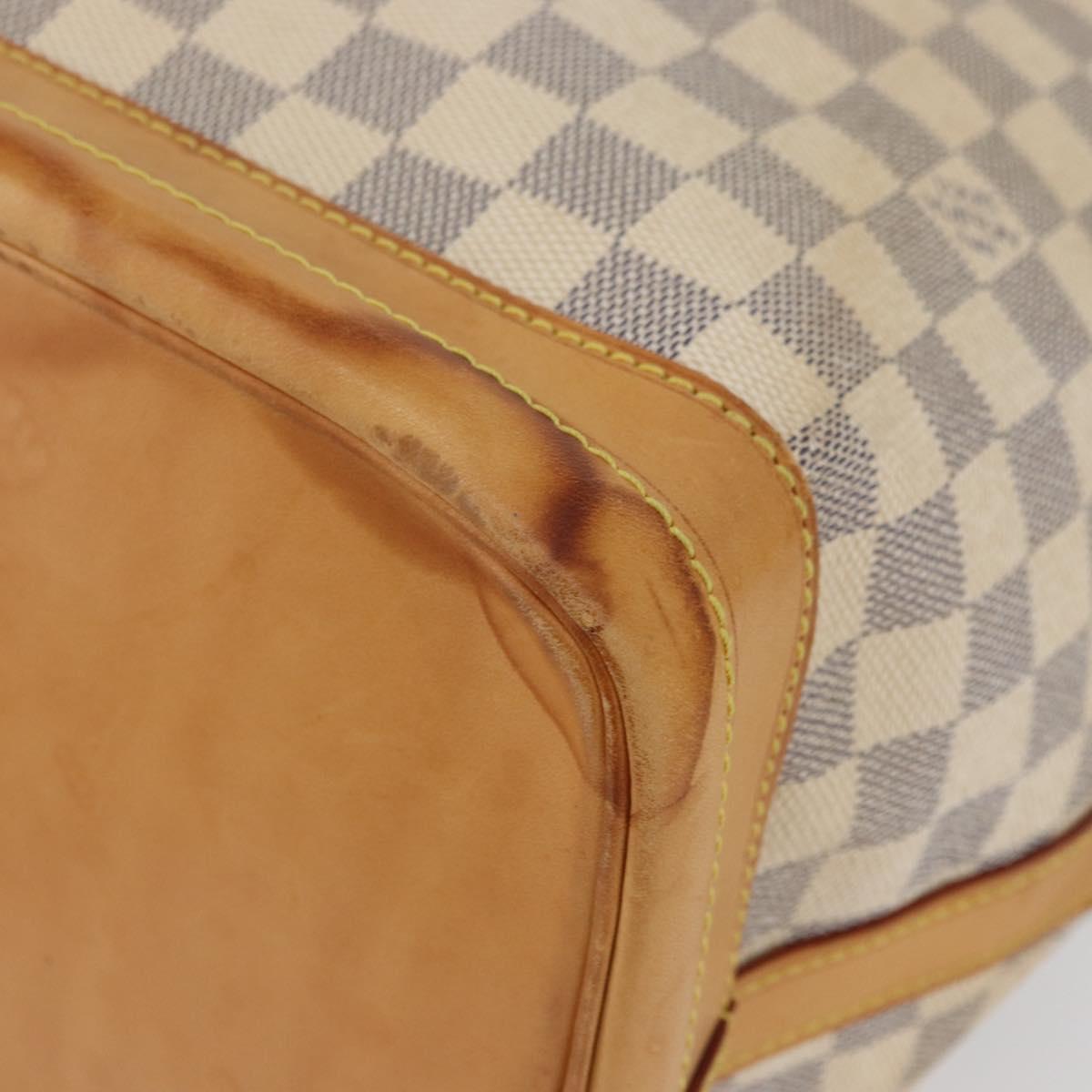 LOUIS VUITTON Damier Azur Noe Shoulder Bag N42222 LV Auth LNZ751A