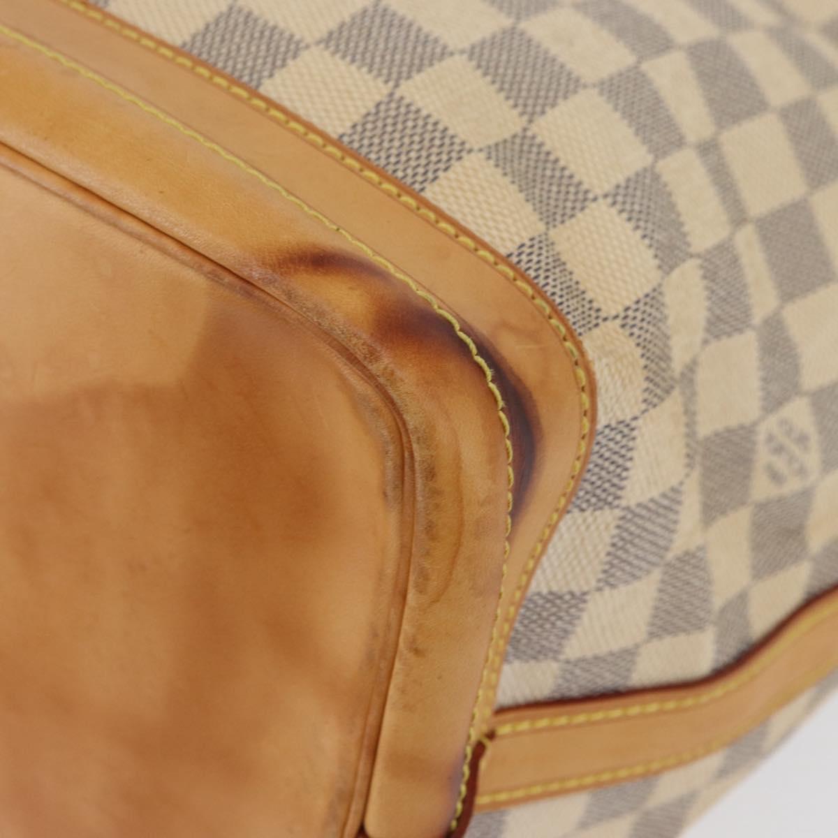 LOUIS VUITTON Damier Azur Noe Shoulder Bag N42222 LV Auth LNZ751A