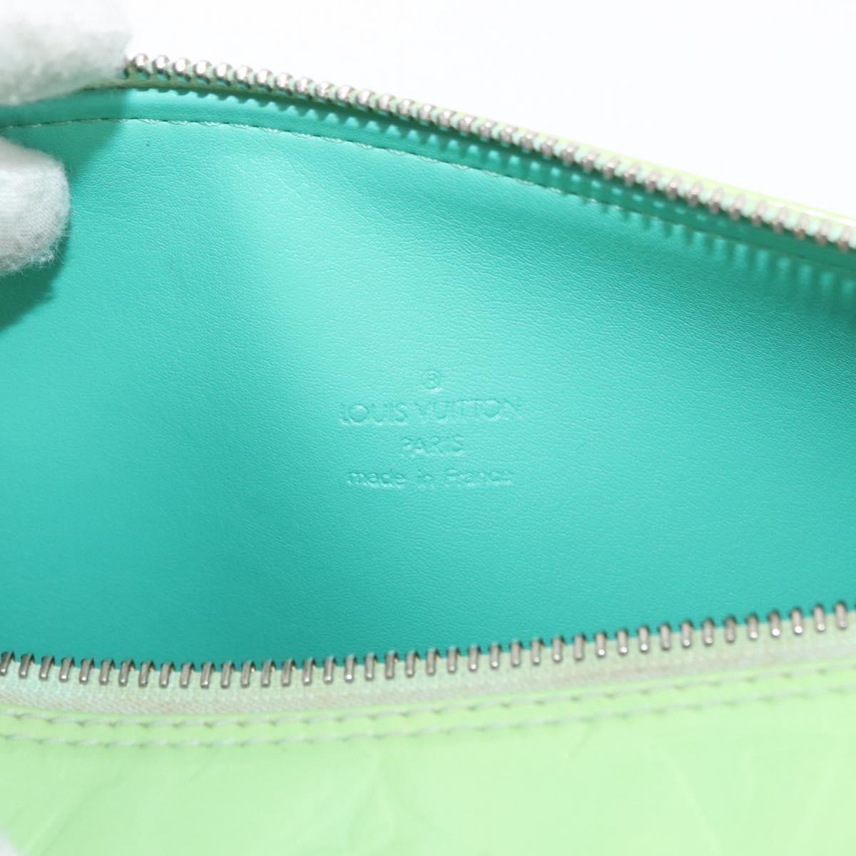 LOUIS VUITTON Monogram Vernis Bedford Hand Bag Peppermint M91309 LV Auth LNZ769A