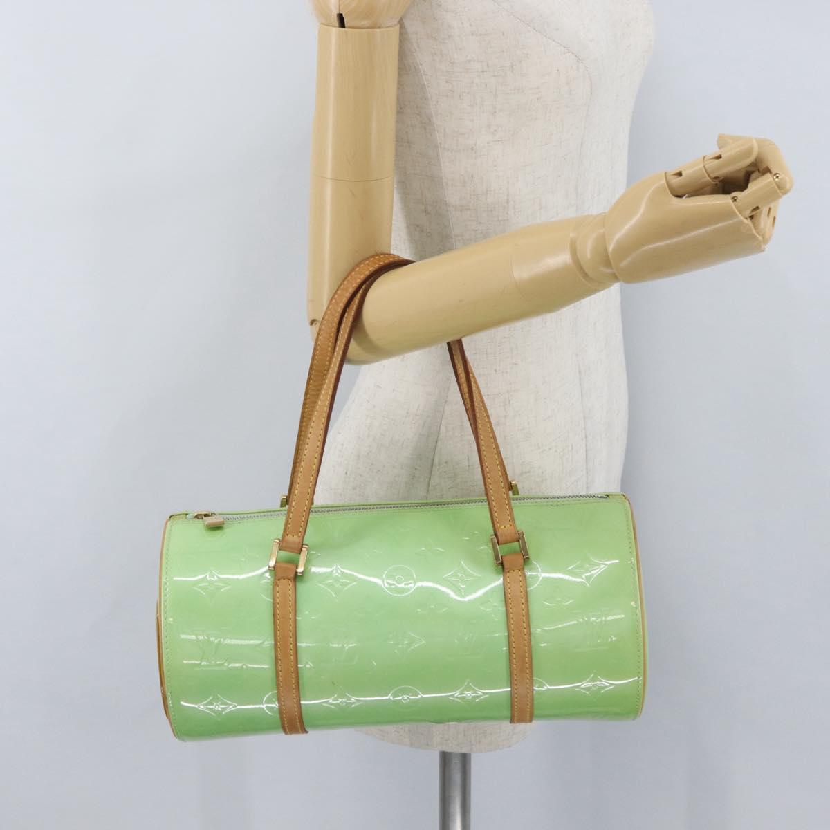 LOUIS VUITTON Monogram Vernis Bedford Hand Bag Peppermint M91309 LV Auth LNZ769A