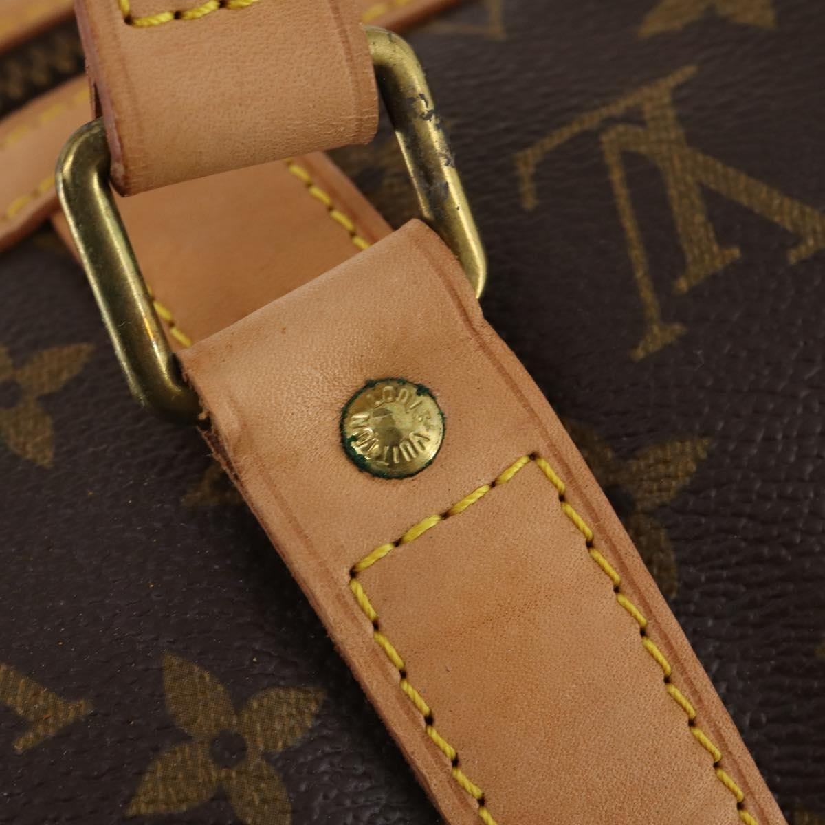 LOUIS VUITTON Monogram Sac Souple 45 Boston Bag M41624 LV Auth LNZ774V