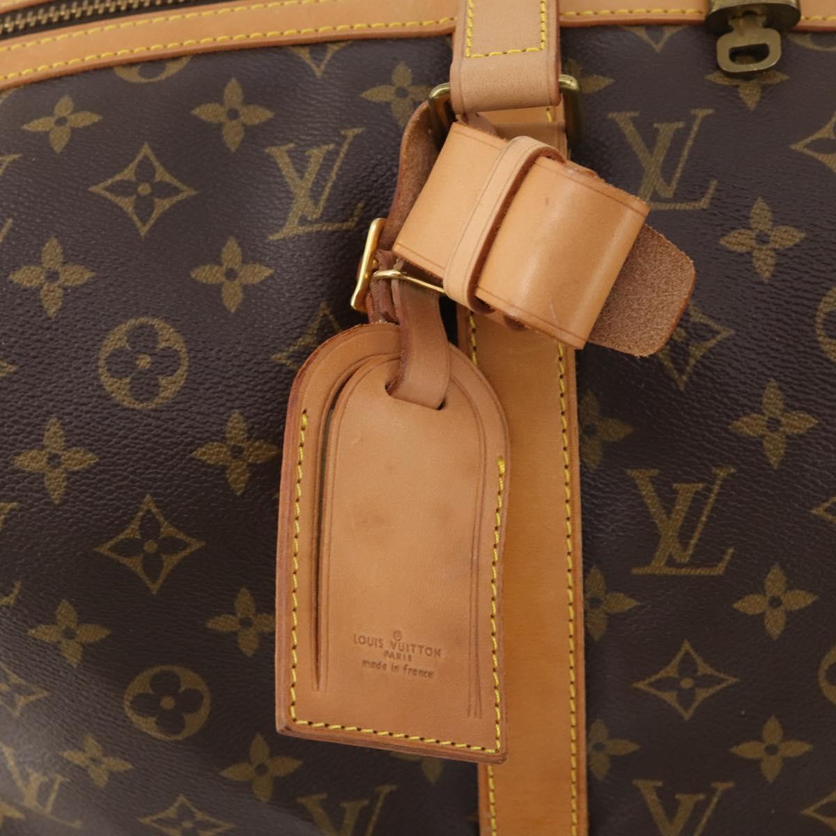 LOUIS VUITTON Monogram Sac Souple 45 Boston Bag M41624 LV Auth LNZ774V