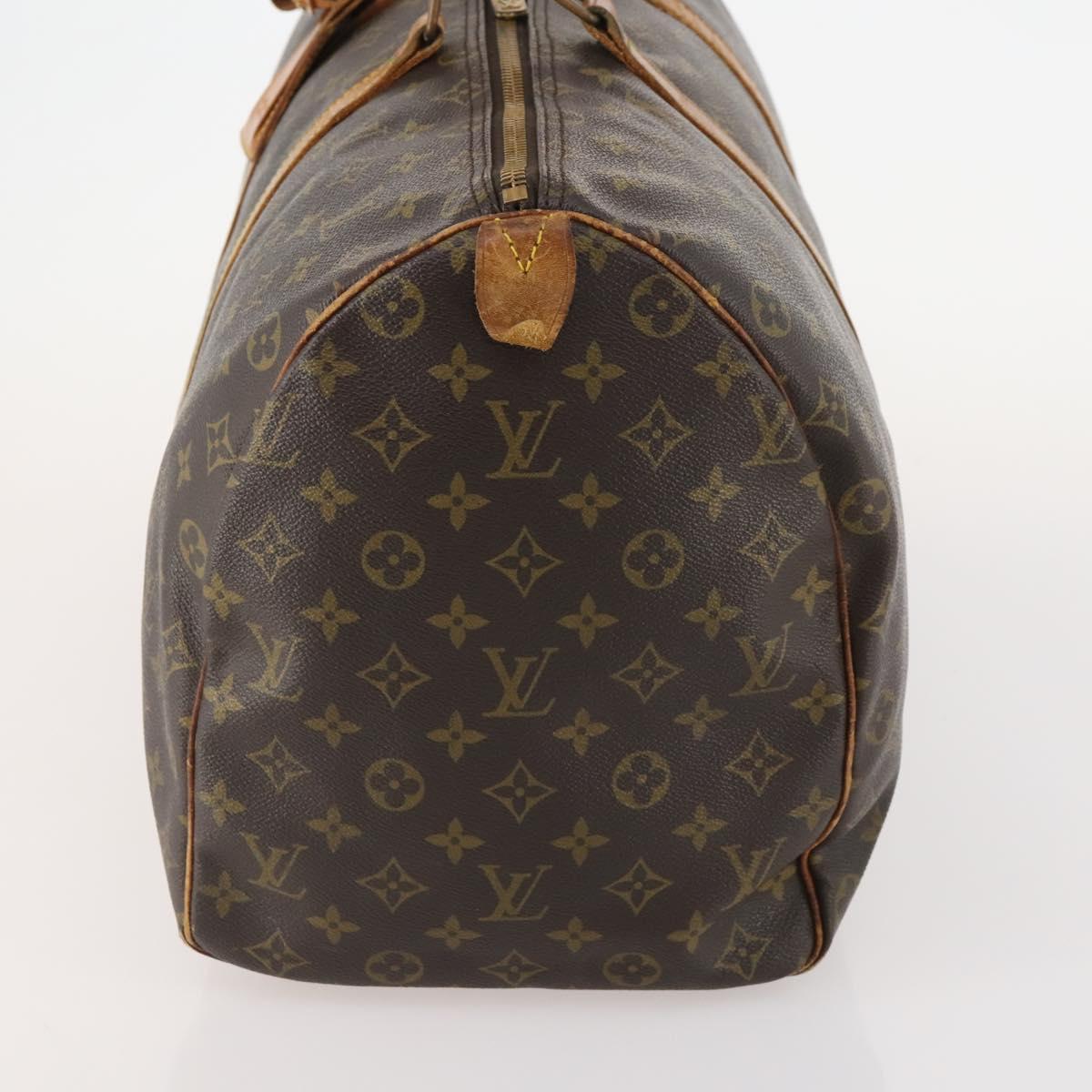 LOUIS VUITTON Monogram Keepall 50 Boston Bag M41426 LV Auth LNZ775