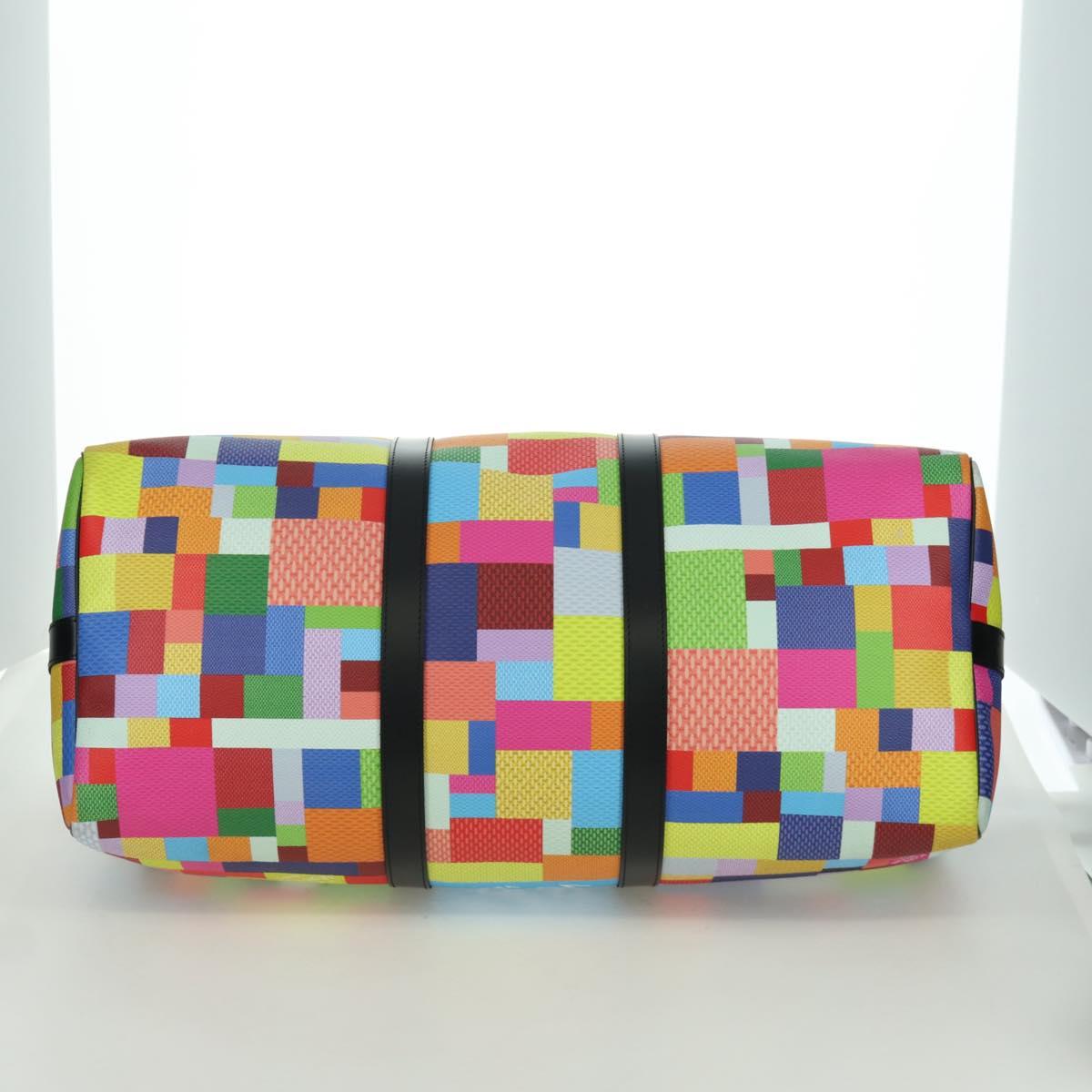 LOUIS VUITTON Damier Graffiti 3D Keepall Bandouliere 50 N50019 LV Auth LNZ783SM