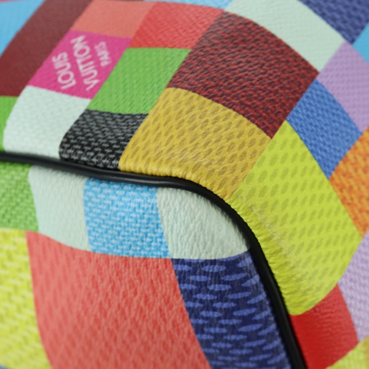 LOUIS VUITTON Damier Graffiti 3D Keepall Bandouliere 50 N50019 LV Auth LNZ783SM