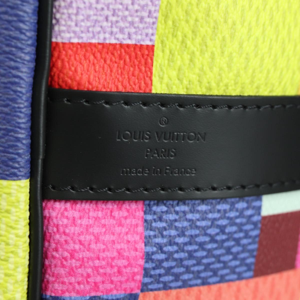 LOUIS VUITTON Damier Graffiti 3D Keepall Bandouliere 50 N50019 LV Auth LNZ783SM