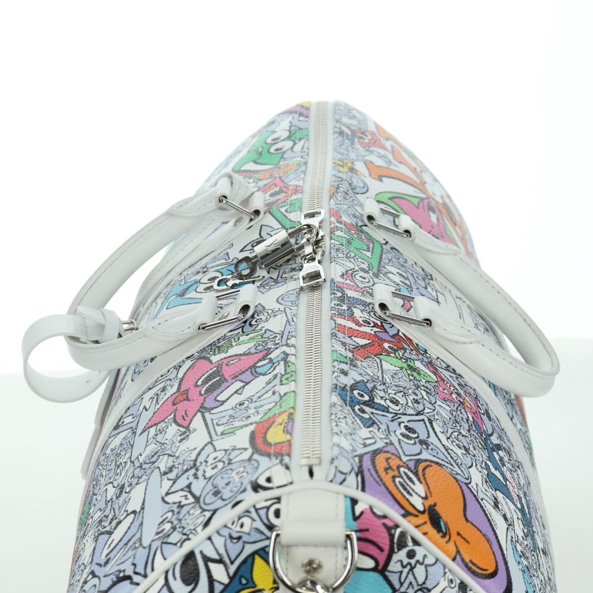 LOUIS VUITTON Monogram Comics Keepall Bandouliere 50 Bag M21863 LV Auth LNZ784SM
