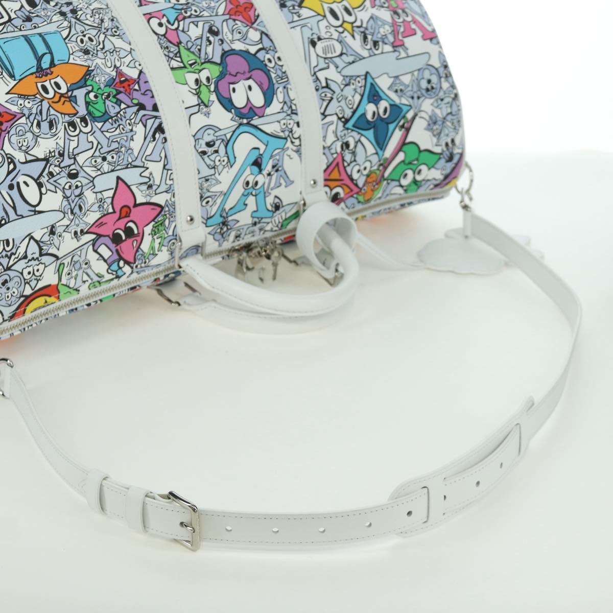 LOUIS VUITTON Monogram Comics Keepall Bandouliere 50 Bag M21863 LV Auth LNZ784SM