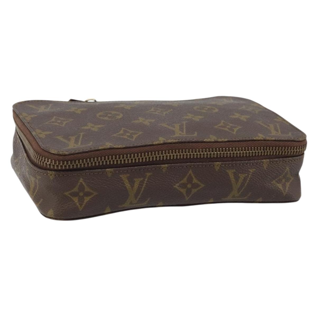 LOUIS VUITTON Monogram Posh Monte Carlo Jewelry Box M47350 LV Auth LNZ793A