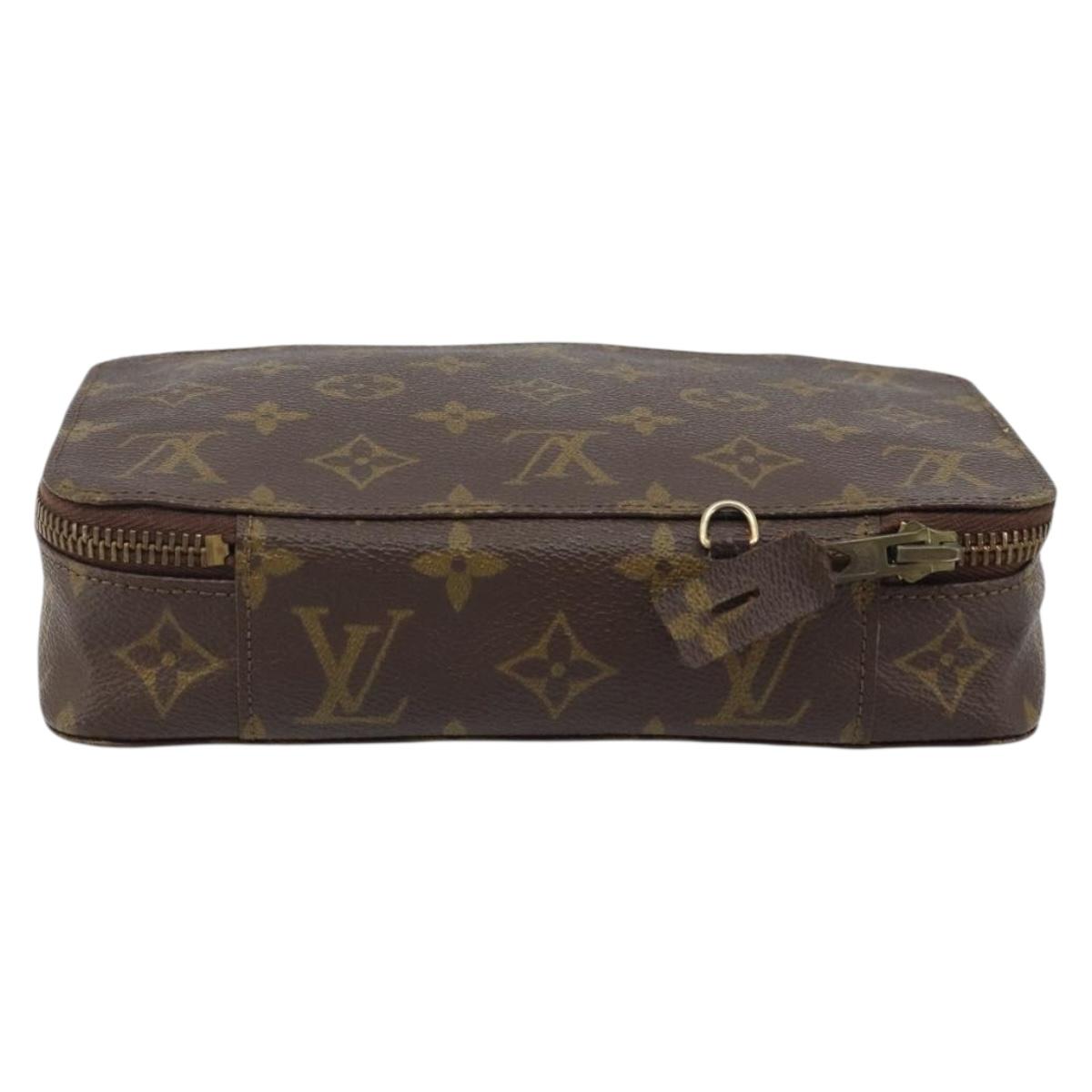 LOUIS VUITTON Monogram Posh Monte Carlo Jewelry Box M47350 LV Auth LNZ793A