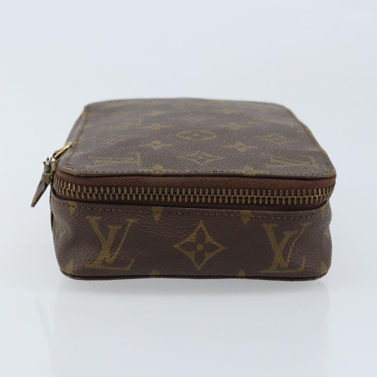 LOUIS VUITTON Monogram Posh Monte Carlo Jewelry Box M47350 LV Auth LNZ793A