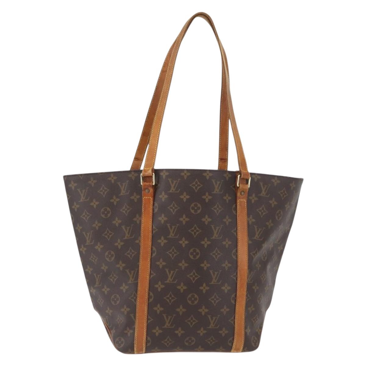 LOUIS VUITTON Monogram Sac Shopping Tote Bag M51108 LV Auth LNZ798