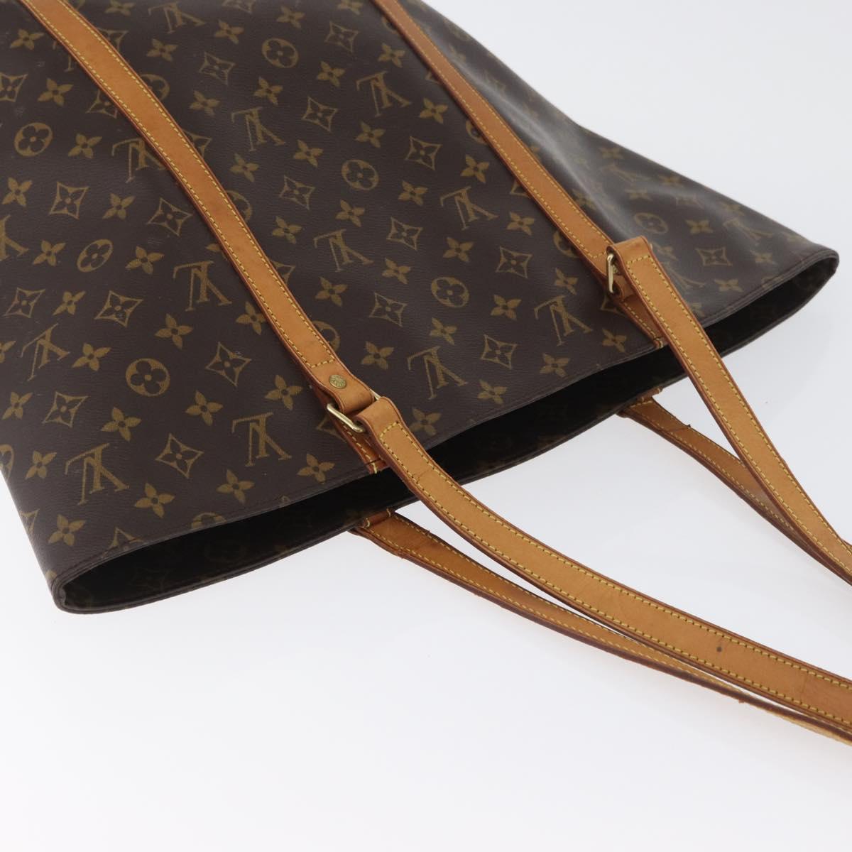 LOUIS VUITTON Monogram Sac Shopping Tote Bag M51108 LV Auth LNZ808