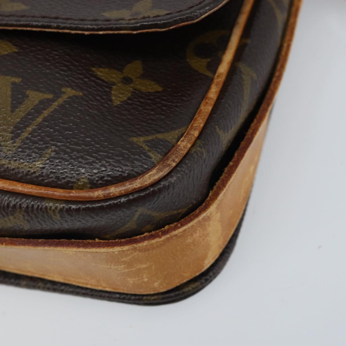 LOUIS VUITTON Monogram Cartouchiere PM Shoulder Bag M51254 LV Auth LNZ809