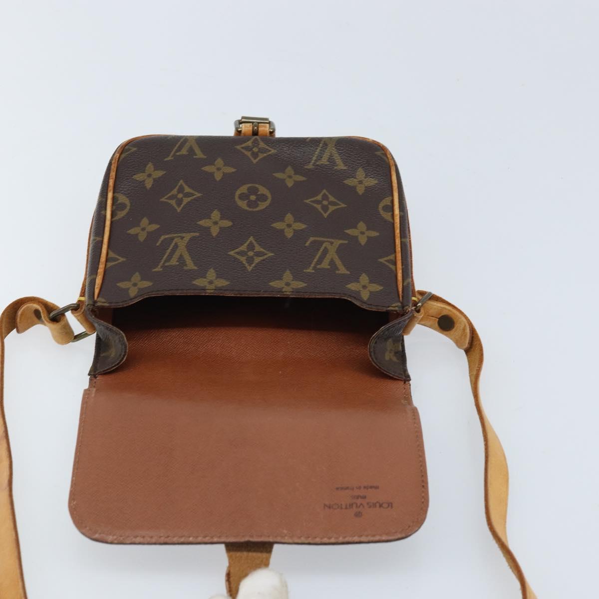 LOUIS VUITTON Monogram Cartouchiere PM Shoulder Bag M51254 LV Auth LNZ809