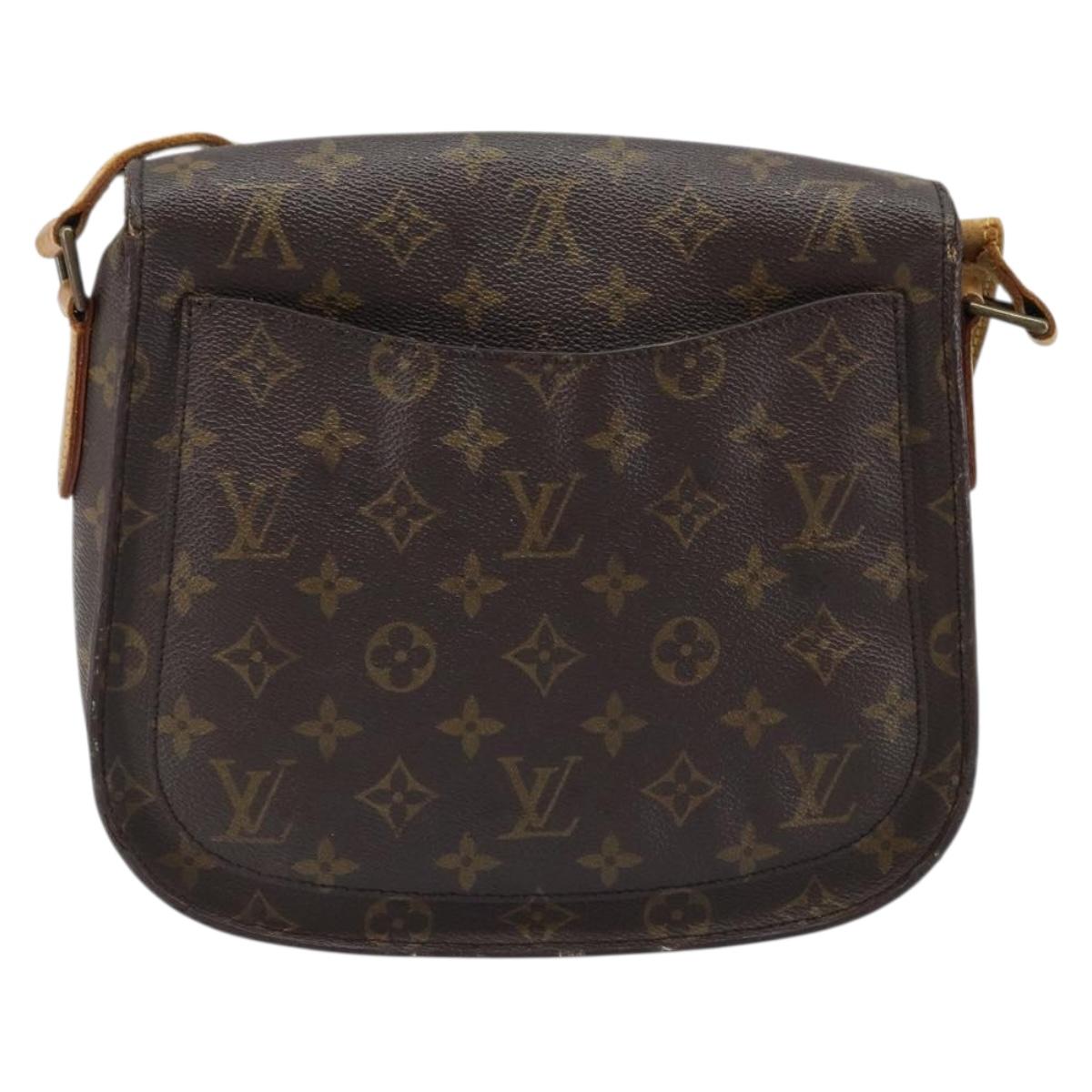 LOUIS VUITTON Monogram Saint Cloud GM Shoulder Bag M51242 LV Auth LNZ811