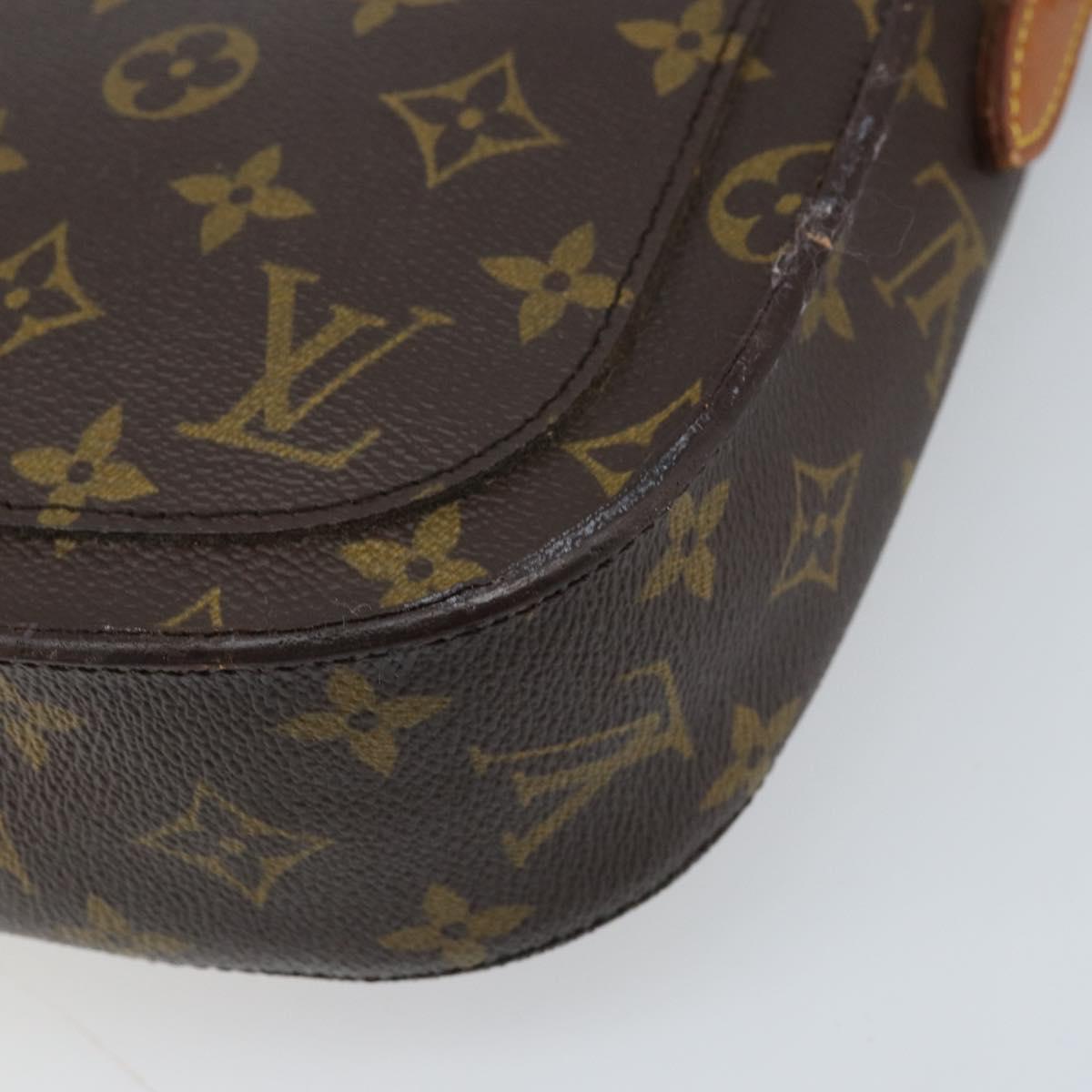 LOUIS VUITTON Monogram Saint Cloud GM Shoulder Bag M51242 LV Auth LNZ813