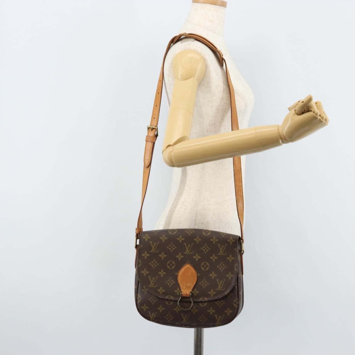 LOUIS VUITTON Monogram Saint Cloud GM Shoulder Bag M51242 LV Auth LNZ813