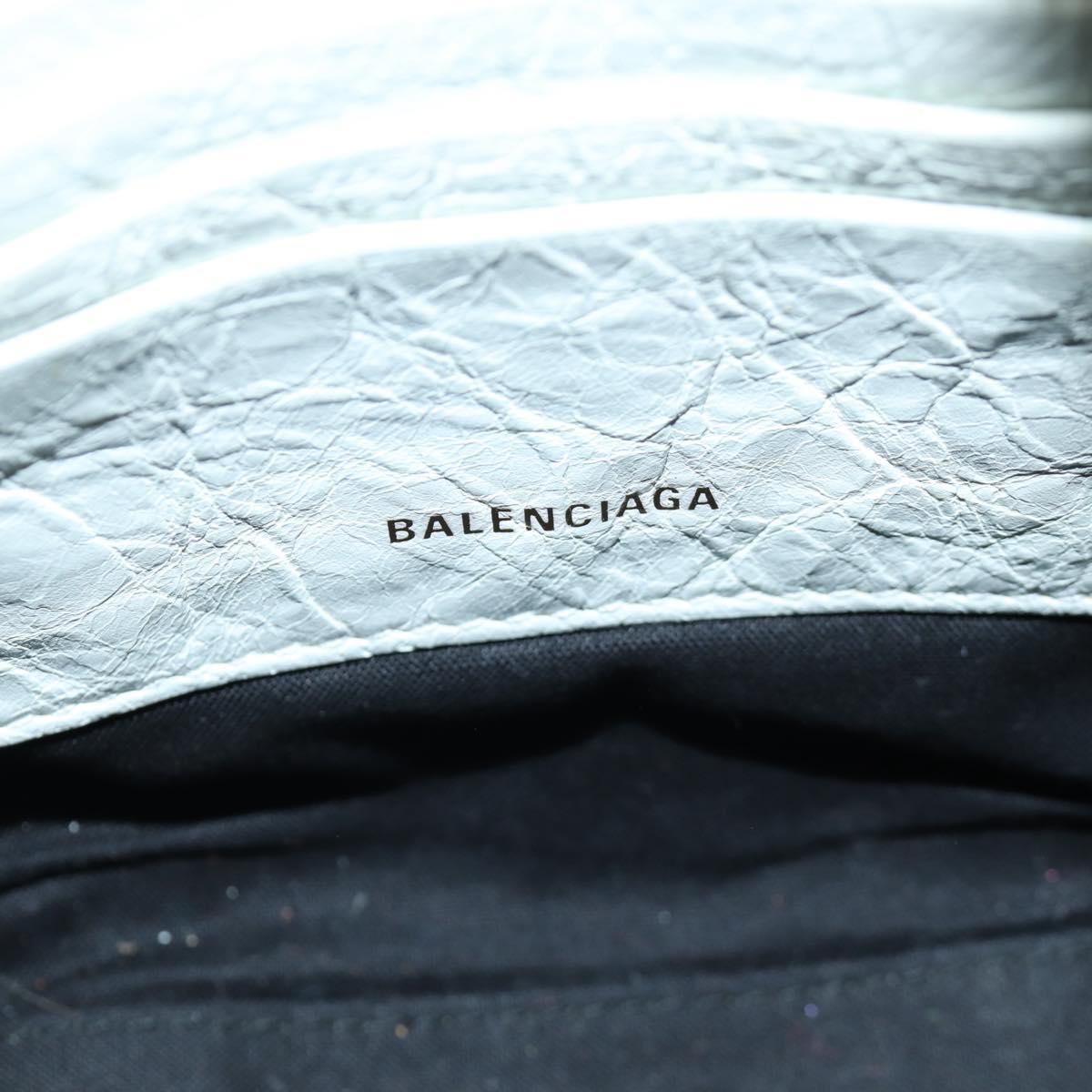 BALENCIAGA Graffiti Bazaar Shopper XXS Bag Leather 2way 513988 Auth LNZ819V
