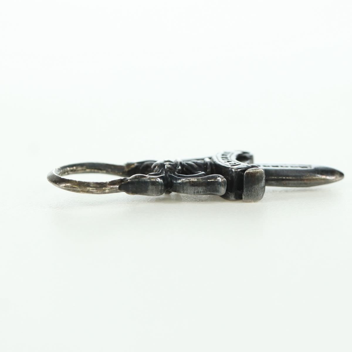 Chrome Hearts Dagger Pendant Top Ag925 Silver Auth LNZ831SAV