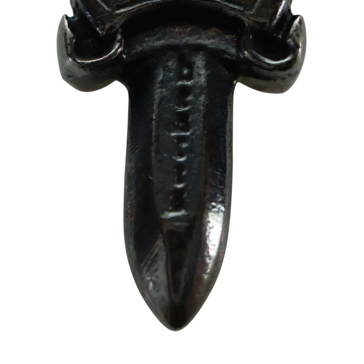 Chrome Hearts Dagger Pendant Top Ag925 Silver Auth LNZ831SAV