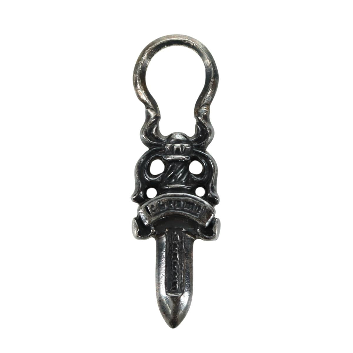 Chrome Hearts Dagger Pendant Top Ag925 Silver Auth LNZ831SAV