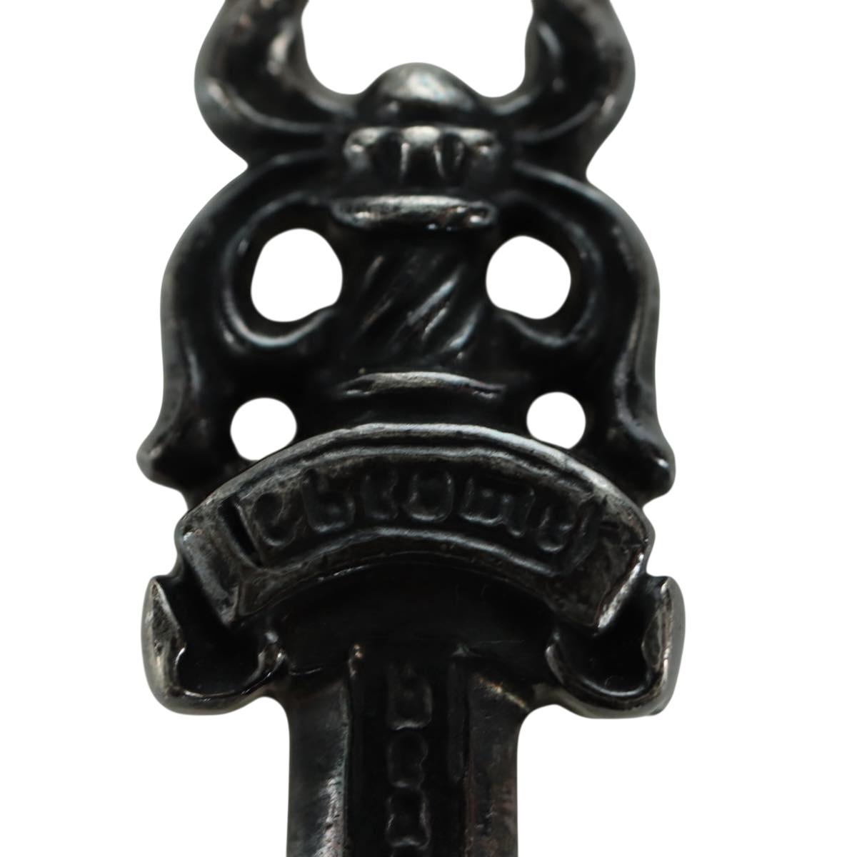 Chrome Hearts Dagger Pendant Top Ag925 Silver Auth LNZ831SAV