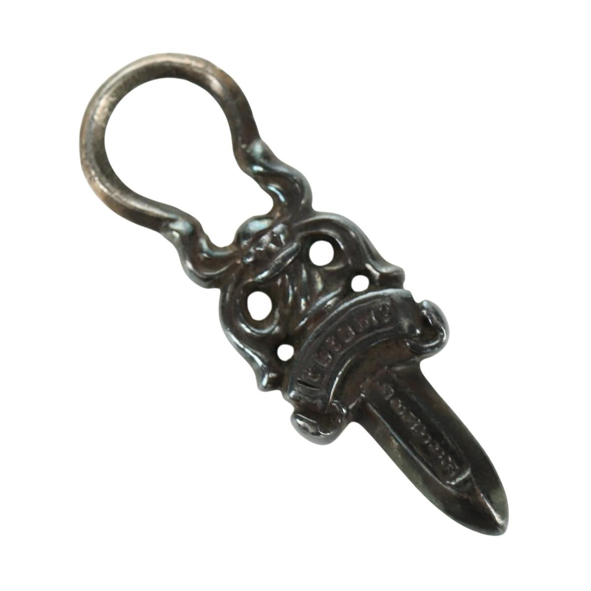 Chrome Hearts Dagger Pendant Top Ag925 Silver Auth LNZ832SAV