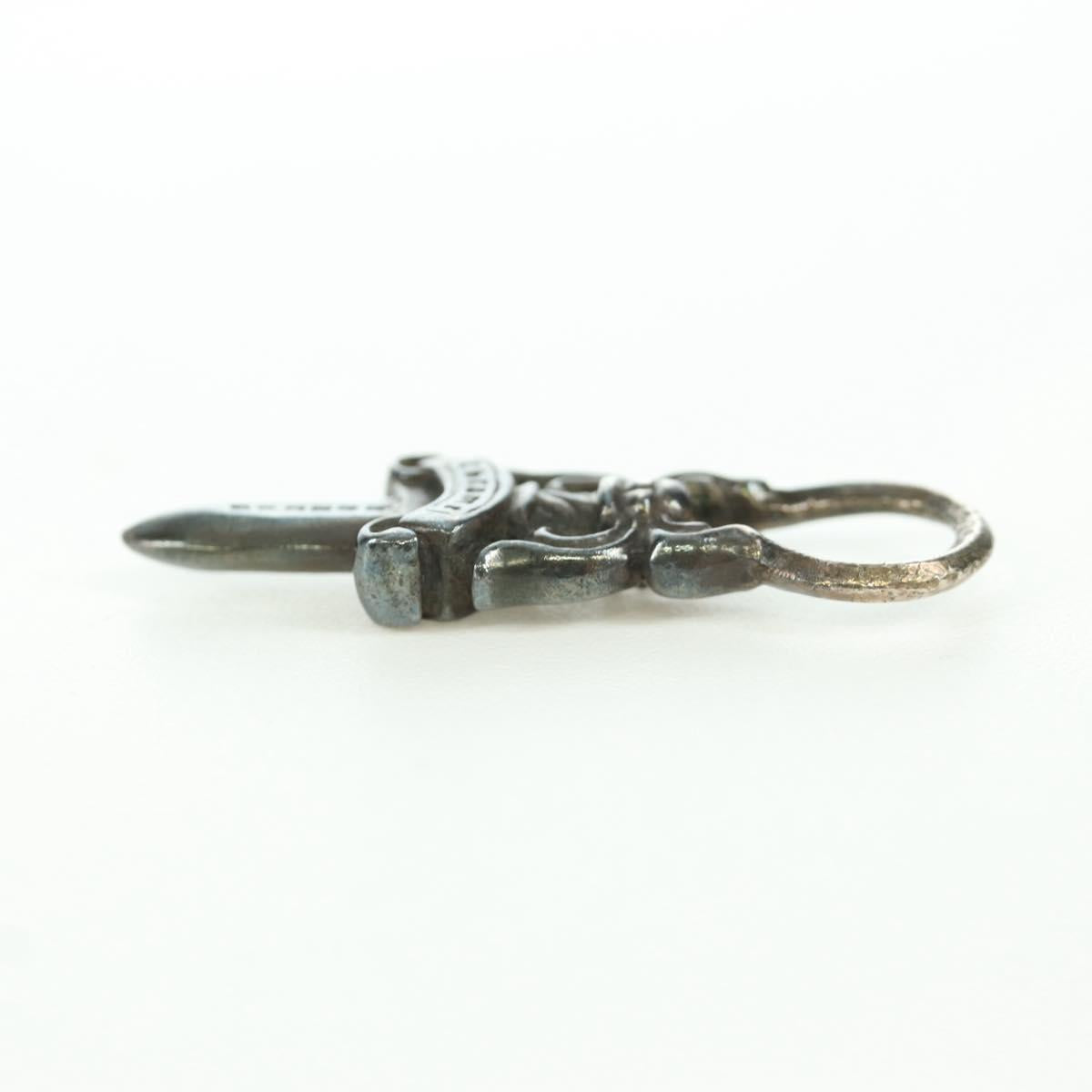 Chrome Hearts Dagger Pendant Top Ag925 Silver Auth LNZ832SAV