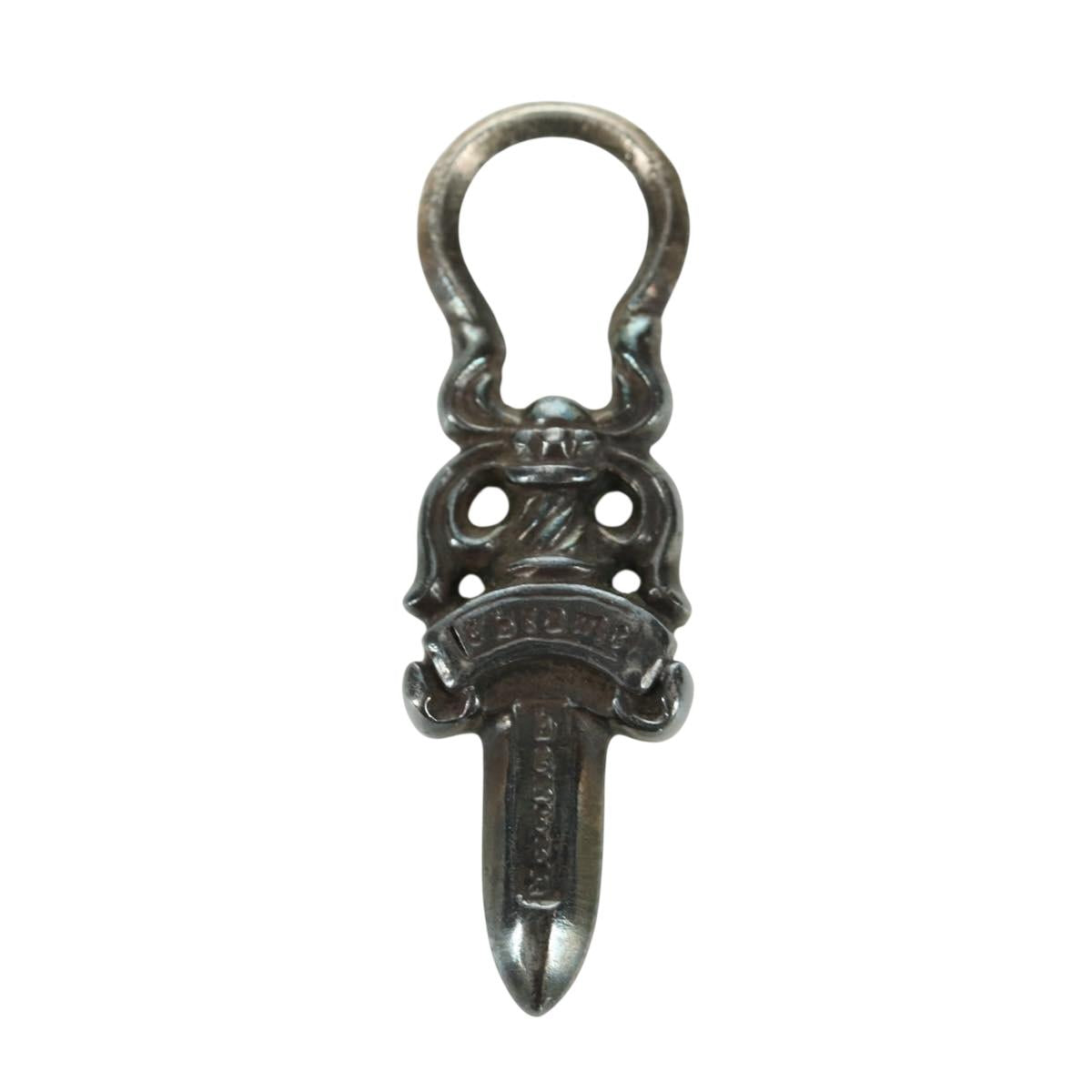 Chrome Hearts Dagger Pendant Top Ag925 Silver Auth LNZ832SAV