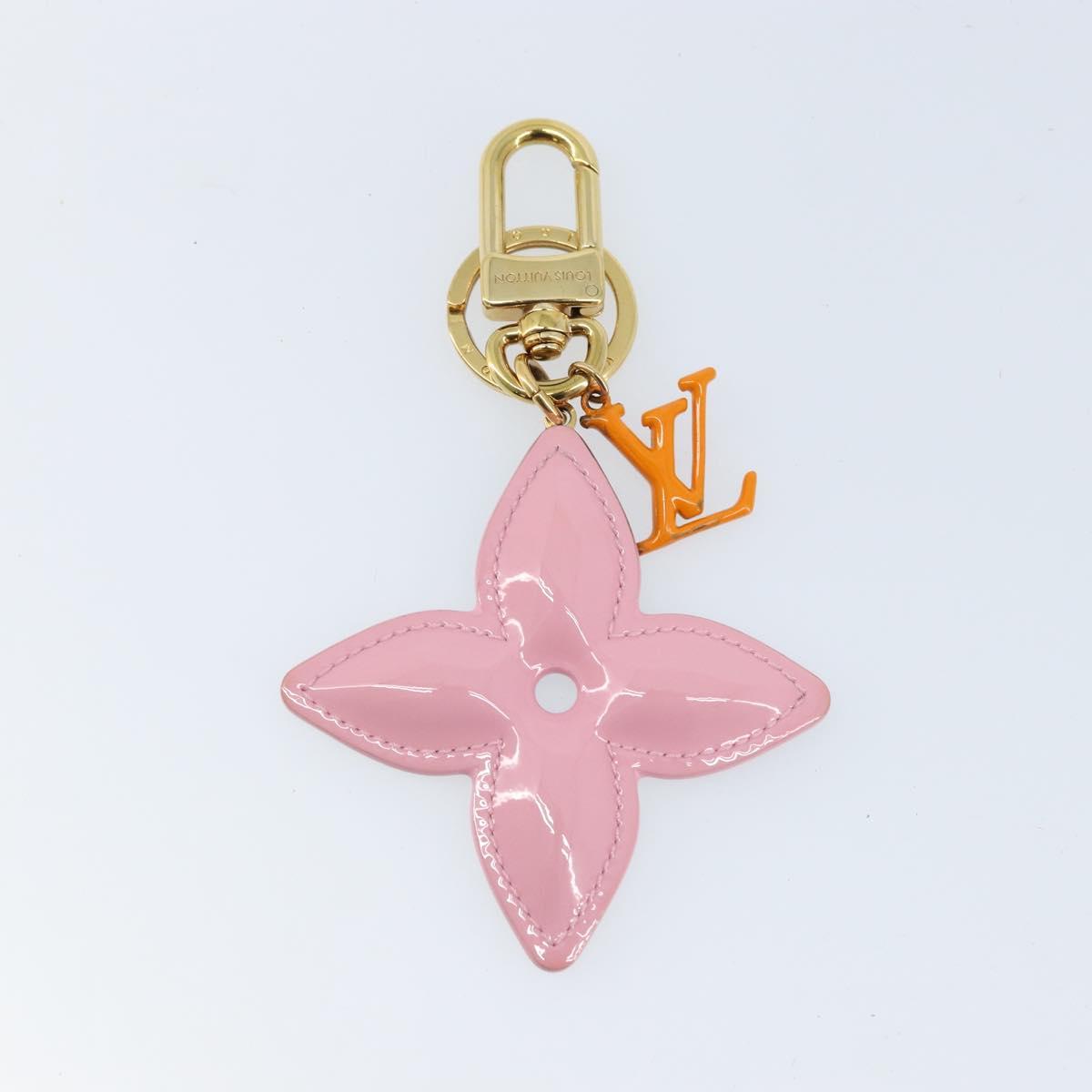 LOUIS VUITTON Monogram LV Pop Flower Bag Charm Pink M01963 Auth LNZ838A