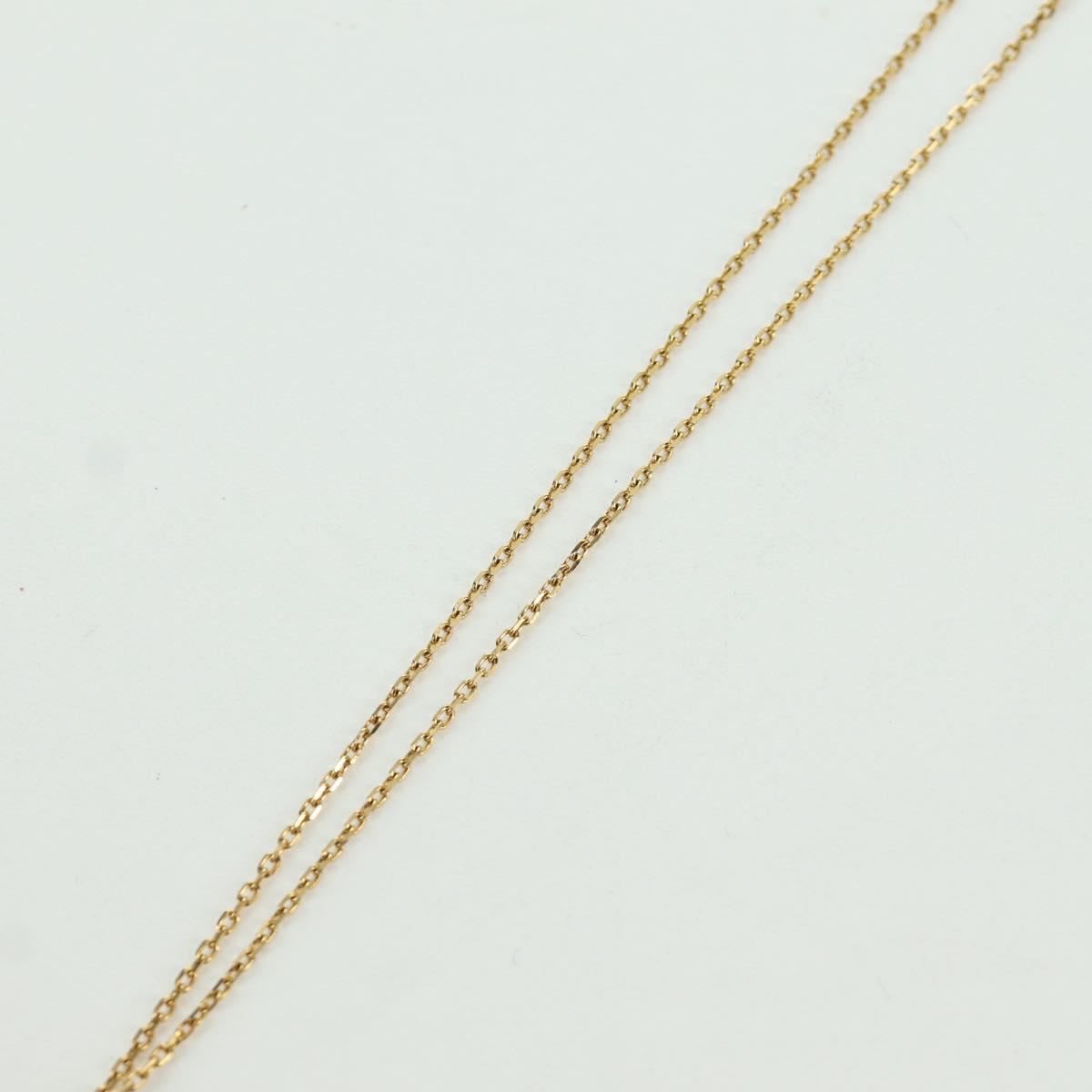 HERMES Au Maiyon Chaine d'Ancre Necklace metal Gold Auth LNZ841M