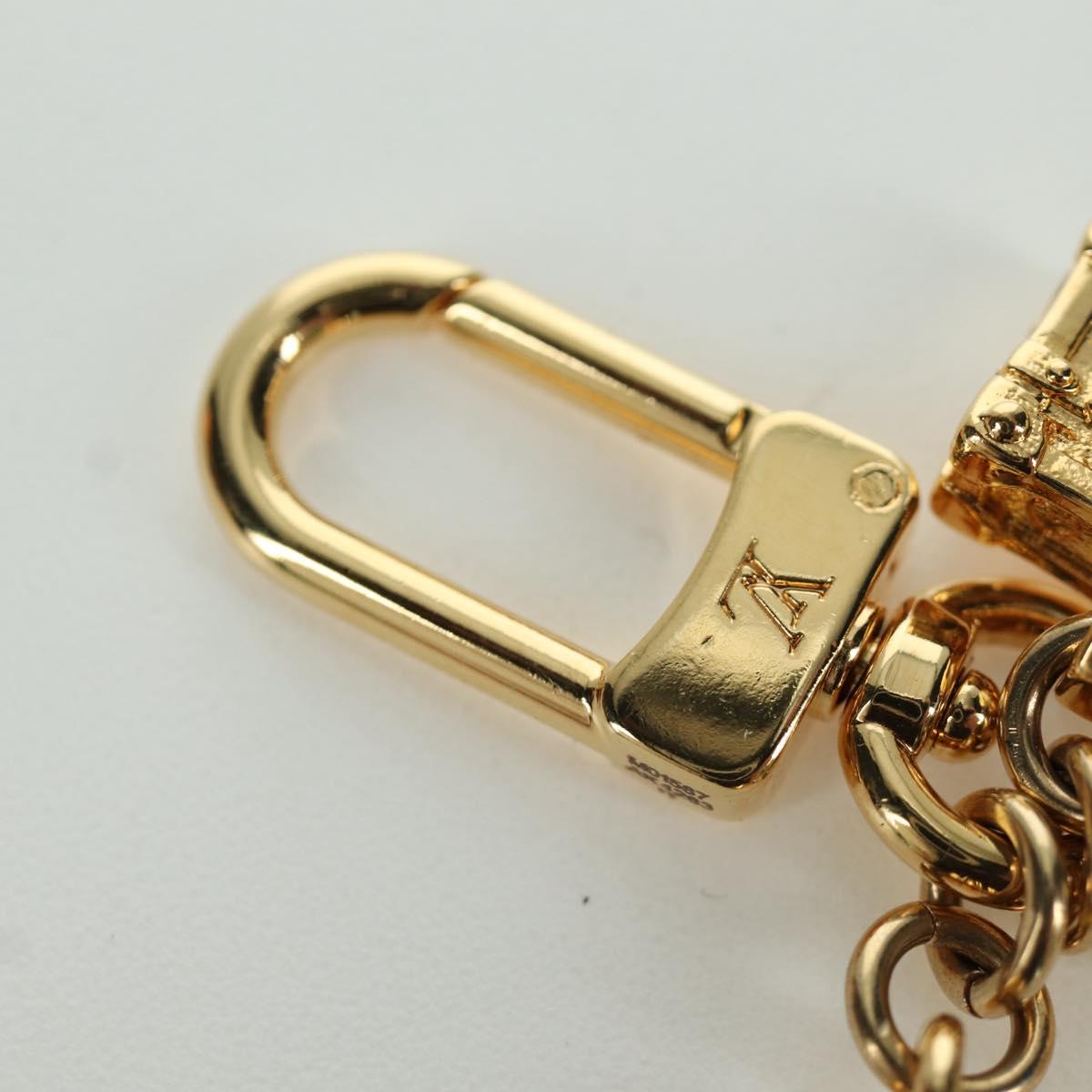 LOUIS VUITTON Micro Charm Petite Malle Charm metal Gold M01567 LV Auth LNZ842M