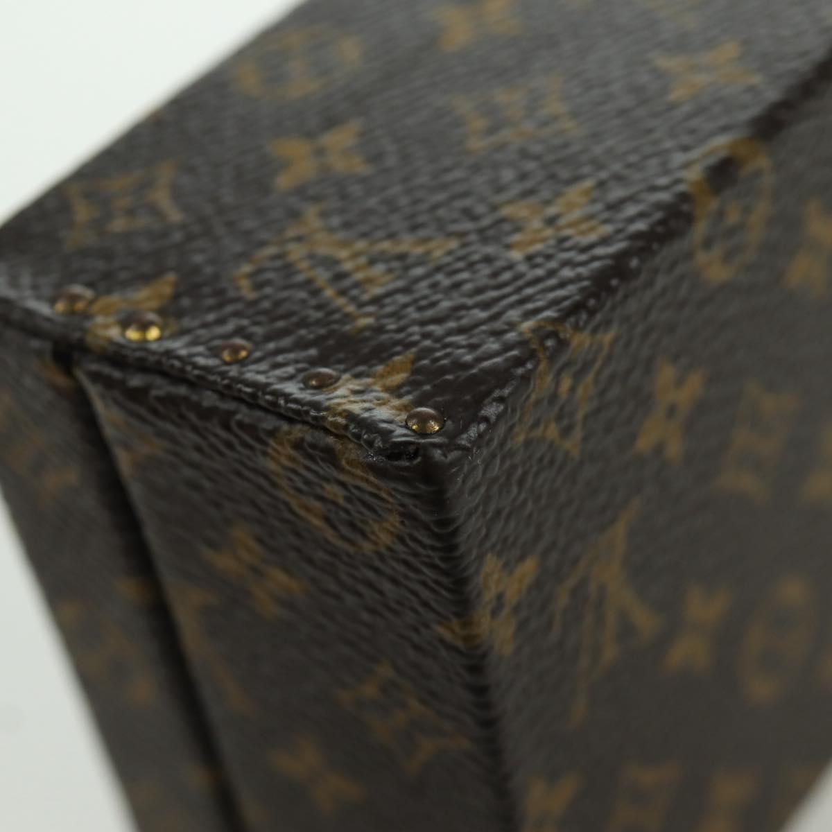 LOUIS VUITTON Monogram Eccrine Declaration Jewelry Box M21010 LV Auth LNZ845V