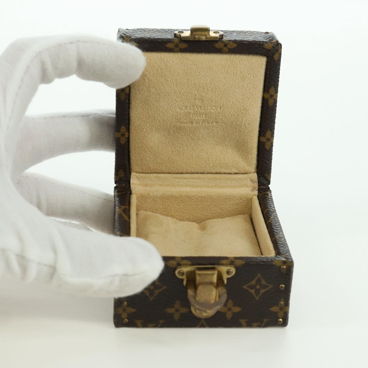 LOUIS VUITTON Monogram Eccrine Declaration Jewelry Box M21010 LV Auth LNZ845V