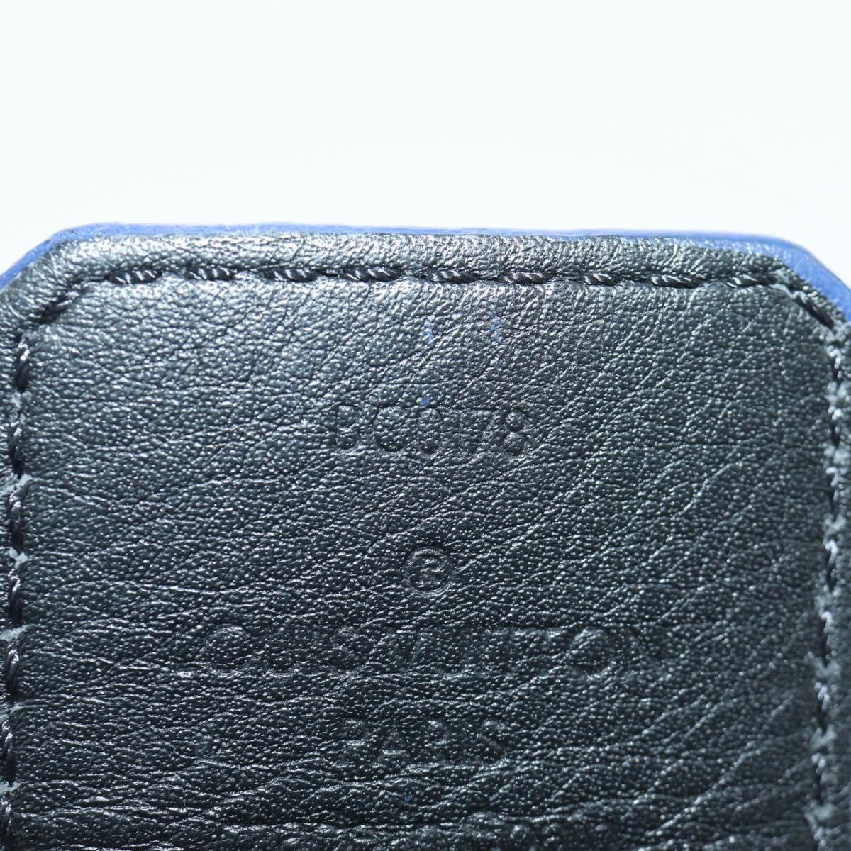 LOUIS VUITTON Damier Graphite Ceinture LV Printed Initials 40.2"" Auth LNZ847M