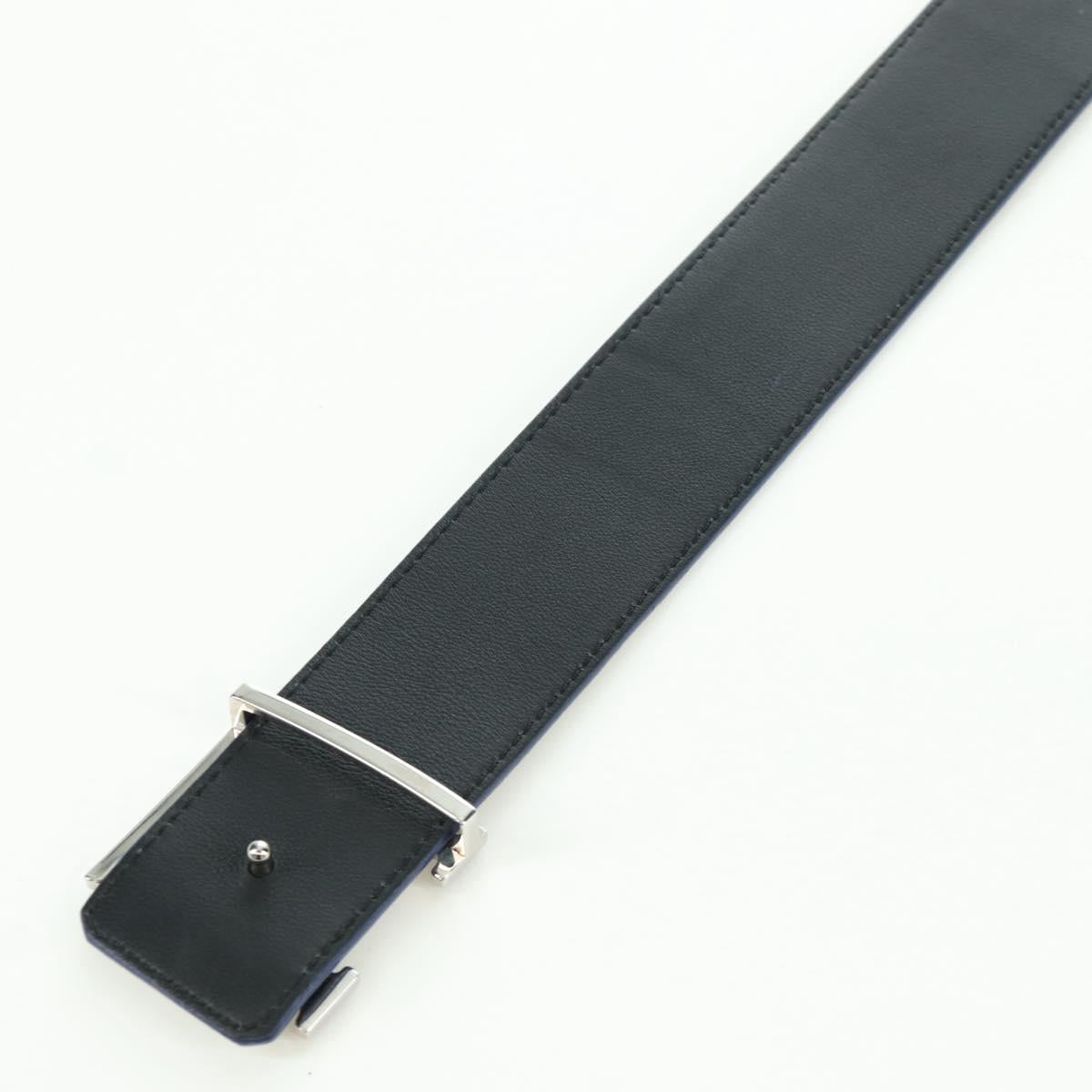 LOUIS VUITTON Damier Graphite Ceinture LV Printed Initials 40.2"" Auth LNZ847M
