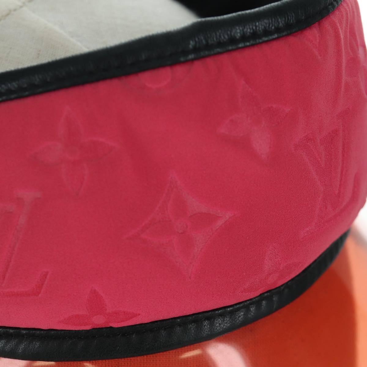 LOUIS VUITTON Monogram Sun Visor Pink LV Auth LNZ848V