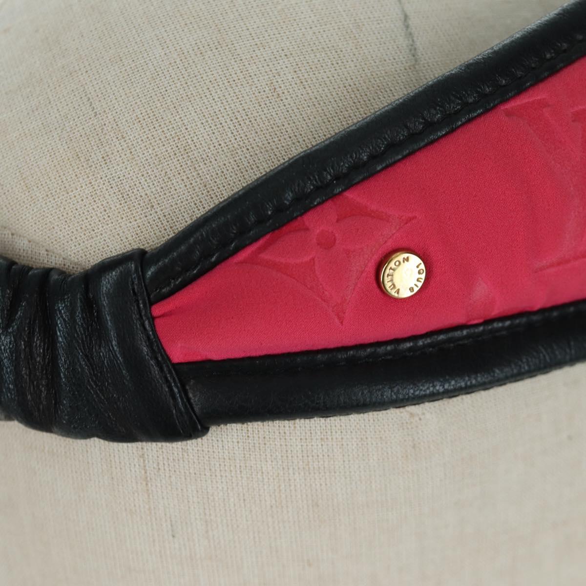 LOUIS VUITTON Monogram Sun Visor Pink LV Auth LNZ848V