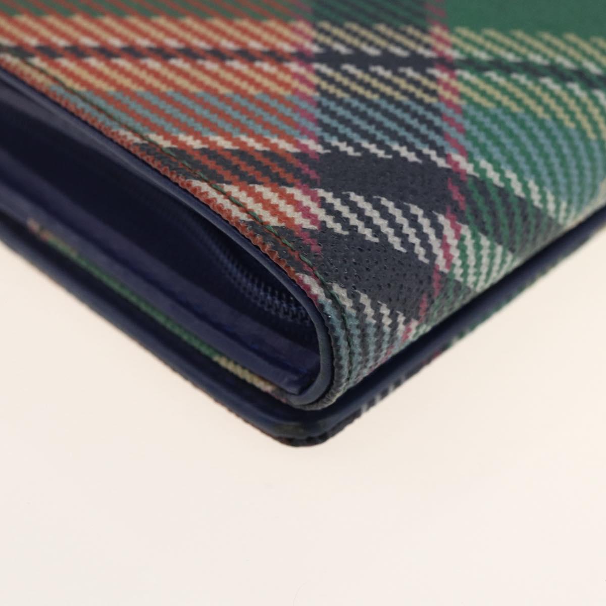 Vivienne Westwood Long Wallet PVC Multicolor Gold Auth LNZ856