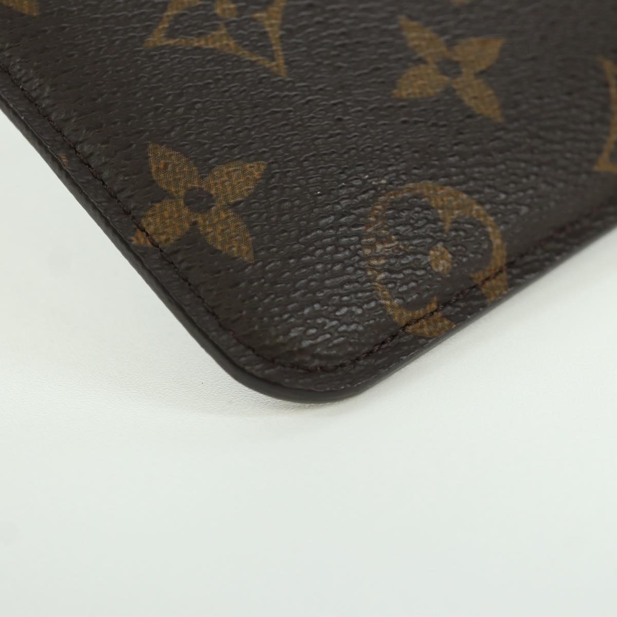 LOUIS VUITTON Monogram Etui Lunette MM Glasses Case M66544 LV Auth LNZ858V