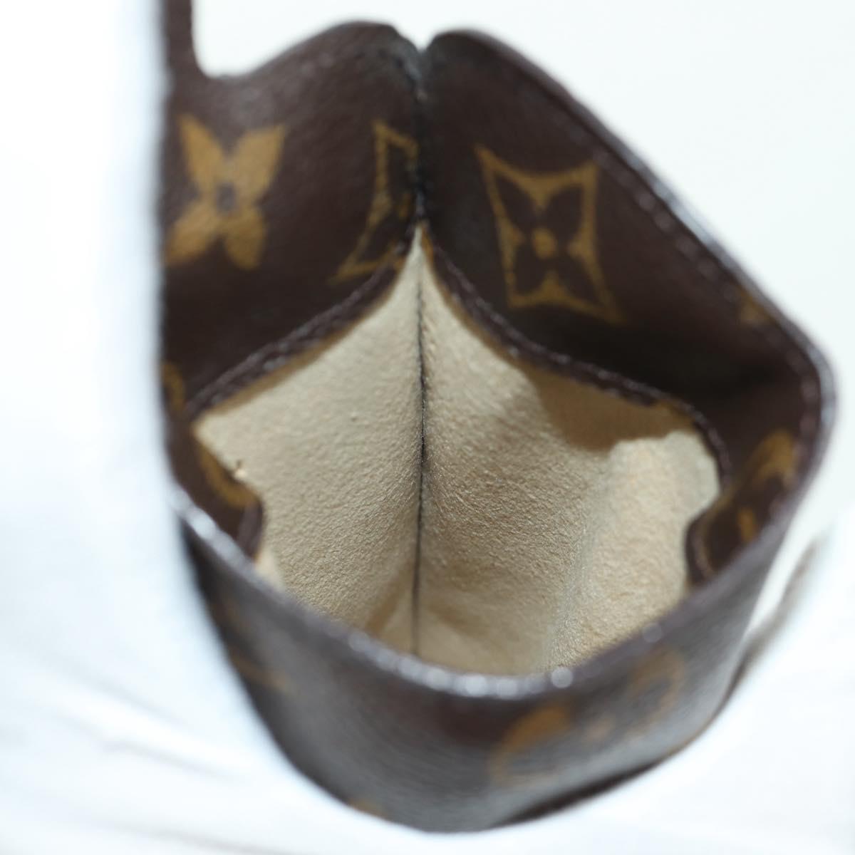 LOUIS VUITTON Monogram Etui Lunette MM Glasses Case M66544 LV Auth LNZ858V