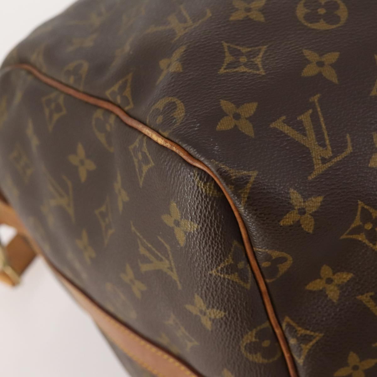 LOUIS VUITTON Monogram Keepall Bandouliere 55 Boston Bag M41414 LV Auth LNZ866