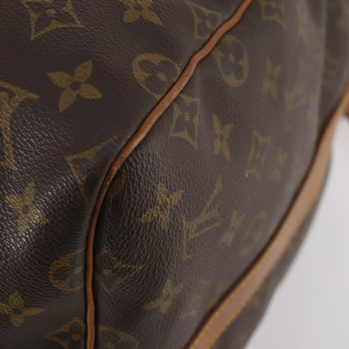 LOUIS VUITTON Monogram Keepall Bandouliere 55 Boston Bag M41414 LV Auth LNZ866
