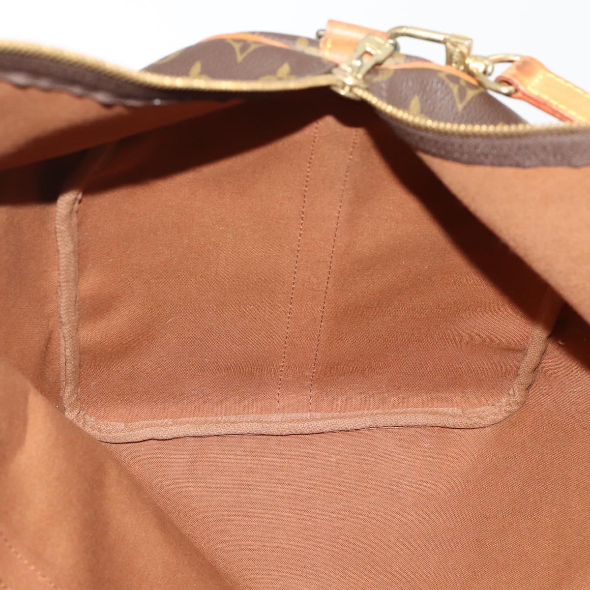 LOUIS VUITTON Monogram Keepall Bandouliere 55 Boston Bag M41414 LV Auth LNZ866