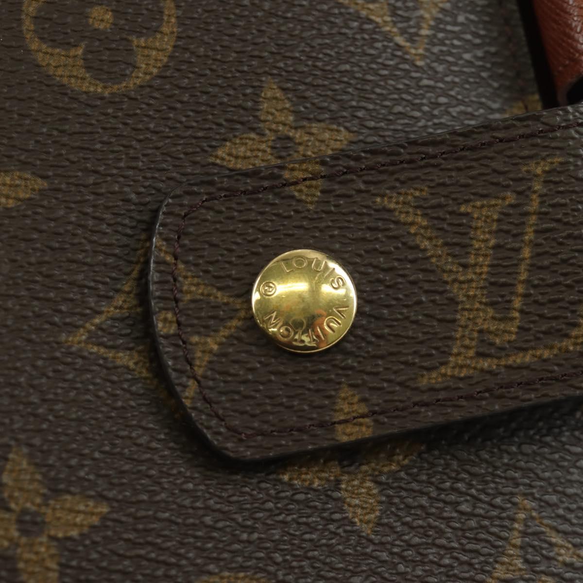 LOUIS VUITTON Monogram Agenda GM Day Planner Cover R20006 LV Auth LNZ878V