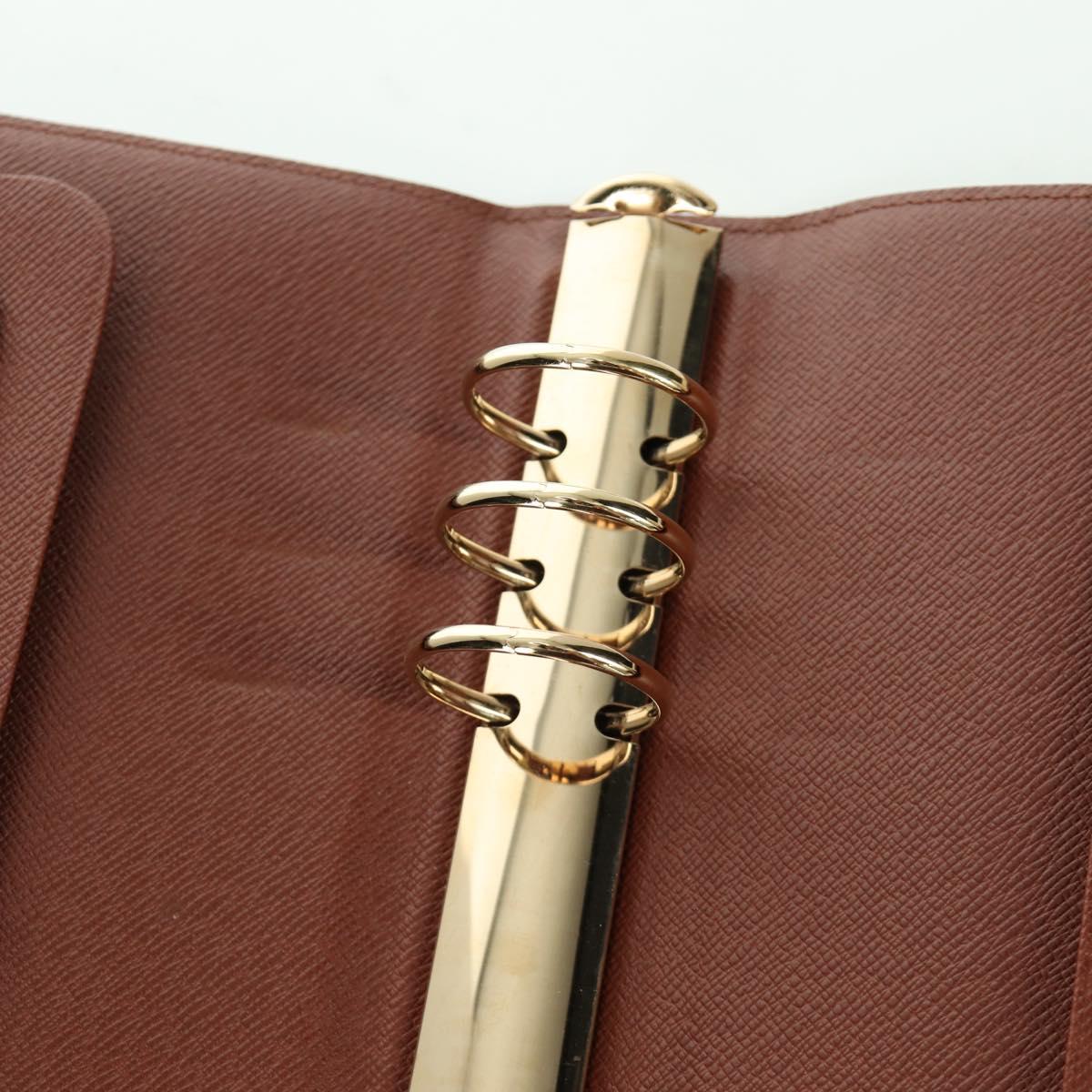 LOUIS VUITTON Monogram Agenda GM Day Planner Cover R20006 LV Auth LNZ878V